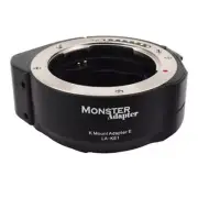 Monster Adapter LA-KE1 Auto focus Lens Adapter for Pentax K Lens to Sony E mount