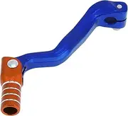 X AUTOHAUX Folding Motorcycle Gear Shifter Lever for Bosuer M4 Pedal Shift Lever Arm Aluminum Alloy Blue Orange Silver Tone