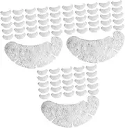 Baluue 3sets Makeup Supply Eye Pads for Eyelash Extensions Eyelash Extension Tape Comfortable Breathable Dark Adhesive 100pcs*3