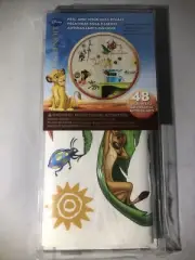 NIP ~ Disney LION KING Wall Decals Simba Pumbaa Peel & Stick Kids Room Stickers