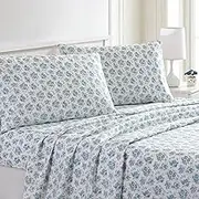 Modern Threads Printed 4-Piece Extra Soft Bedding Sheets & Pillowcase Set, Deep Pocket up to 16 inch Mattress Forever Roses Cal King