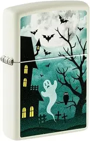 Zippo Spooky Design Glow in The Dark Windproof Lighter