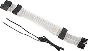 Bright ARGB GPU Cables Extension,ARGB Extension Cable Splitter,360 Degree Illumination Female to Female Splitter,for 16 Million Colors