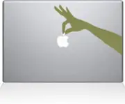 The Decal Guru Hand Picked Apple Decal Vinyl Sticker - 13" MacBook Pro - Gold