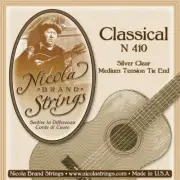 Nicola N410 Classical Guitar Strings; Light tension - Tie End