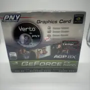 NVIDIA GEFORCE FX5200 PCI SEALED NEW PNY TECHNOLOGIES GRAPHICS CARD 256MB DDR