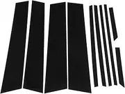 SILILAN 10Pcs Car Pillar Posts Door Window Trim ABC Column Cover Fit for Corolla Cross 2020 2021 2022 Accessories Auto Exterior Parts