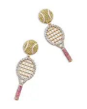 Baublebar Get Served Pave Tennis Drop Earrings