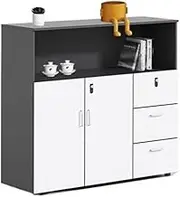 Filing Cabinet Office Organizers Filing Cabinets Partition Storage Cabinets Filing Cabinets Low Cabinets Printer Cabinets Locking Drawer Cabinets File Storage Cabinets(Black)