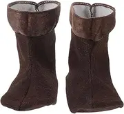 Totority 1 Pair Fleece Boot Socks Soft Plush Warm Boot Liners Thermal Shoes Replacement Warm Boot Inserts for Women Men Boots Size 43-45