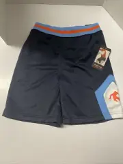 BOYS AND1 BASKETBALL SHORTS BLUE ORANGE WHITE SIZE S 6/7