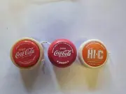 Coca-Cola & Hi-C Professional, & Beginner Mint Yo-Yo Philippines - 3 Pcs. Lot E