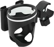 Stroller Cup Holder with Phone Holder, 2-in-1 Cup Phone Holder for Stroller, Bike, Wheelchair, Walker, Scooter, 360° Rotatable Large Caliber Designed Cup Holder Fits Most Bottles and Mobile Phones.