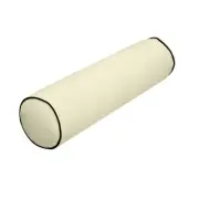AD005 Medium 24x6 Contrast PipeTrim Bolster Pillow Cushion Insert Slip Cover Set