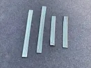 Black Titanium Door Sill Scuff Plate Cover Trim For 2019-2024 Mazda 3 Sedan 4pcs (for: Mazda)