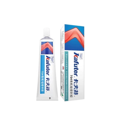 Silicone Rubber Electronic Glue Sealant Balck Transparent Organosilicon Adhesive