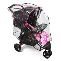 在飛比找momo購物網優惠-嬰兒傘車推車遮雨罩(單人)