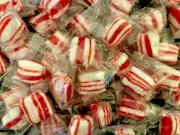 Peppermint MINT TWISTS Hard Candy- TWO POUNDS BULK CANDY- Great for PARTIES!