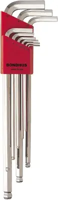 Sutton Tools 1.5-10 Mm Briteguard Allen Key Set (9 Pieces)