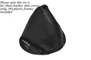BLACK STITCH FITS BMW MINI COUNTRYMAN R60 2010-2014 LEATHER GAITER AUTOMATIC (for: Mini)