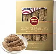 US Labor Day Special: Half Short Large American Wisconsin Ginseng Root (4oz/Box) ZenGinseng USA