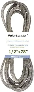 Lawn Mower Kevlar Deck Drive Belt 1/2 Inch x 78 Inch Replacement for Tractor 532131264; Cub Cadet/MTD 754-0461, 954-0461,754-04165, 954-04165, Simplicity 1713515SM, AYP 532131264