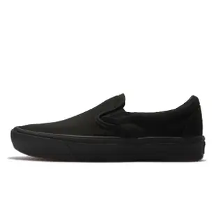 【VANS】休閒鞋 Comfycush Slip-On 男鞋 女鞋 無鞋帶 好穿脫 簡約 街頭風 懶人鞋 黑(VN0A3WMDVND)