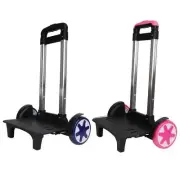 Backpack Trolley Travel Trolley Foldable Hand Cart Aluminum Alloy Luggage Cart