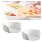 Open Type Side Dishes Tray Plastic Fruit Cleaning Tray for Kitchen Supplies