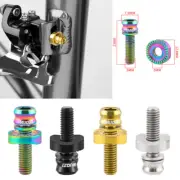 Ultra-Light Titanium Front Derailleur Set Screw Curved Spacer For UQZI Road Bike