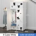 Cute Cat 8/12/16 Cubes Storage Kid Cabinet Wardrobe Toy Book Shelve AU Stock
