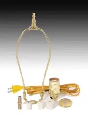 B&P Lamp Adapter Kit w/9" harp & Cord