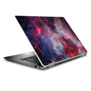 Skin Wrap for 14" HP Chromebook x360, red pink blue galaxy cosmic