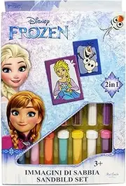 Promo-Dis Disney Frozen Anna and Olaf The Snowman Sand Picture Set DIY from 3 Years