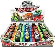 Back Pull Car - Toy Cars Party Favors | Colorful Funny Interactive Friction | Portable Racing Friction Vehicles | Powered Vehicle Playset Toys for Boy, Girls, Kids Aged, Preschool Birthday