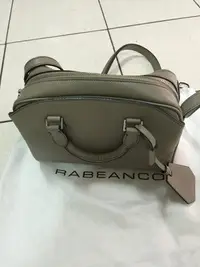 在飛比找Yahoo!奇摩拍賣優惠-RABEANCO鐵灰色 手提肩背包$9200起標RABEAN