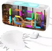 Vibrating Alarm Clock with Bed Shaker for Heavy Sleeper, Bedroom Digital Clock w