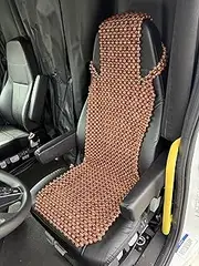 EXCEL LIFE Extra Large Natural Wood Beaded Seat Cover Massaging Cooling Cushion for Truck, Trailer, Van, RV