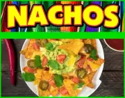 Nachos DECAL Mexican Food Truck Concession Sticker M (CHOOSE YOUR SIZE)