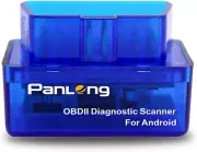 Panlong OBD2 Scanner Bluetooth OBDII Diagnostic Tool Car Code Reader Turn Off..