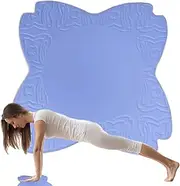 jopiuieo Workout Knee Pads, Non-Slip Portable Exercise Mat for Planks, Thick Waterproof Support Balance Home Gym Accessories, Small Exercise Mat for Elbow Hand Ab Rollers