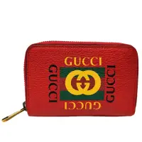 在飛比找momo購物網優惠-【GUCCI 古馳】496319 經典Gucci Print