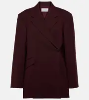 [The Row] The Row Azul virgin wool blazer AU 16 burgundy