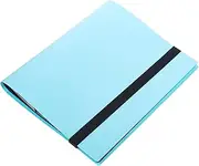 BCOATH Card Album Folder Photo Game Card Organizer Ticket Album with Binding Belt Storage for Photos Design