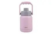 Oasis Stainless Steel Double Wall Insulated Mini Jug with Carry Handle 1.2L Carnation