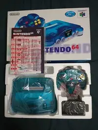 在飛比找Yahoo!奇摩拍賣優惠-收藏美品 原版任天堂 Nintendo 64 N64 限定透