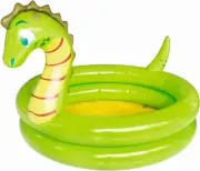 Splash Buddies Kid'S 2-Ring Inflatable Kiddie Swimming Dinosaur Pool and Summ...