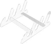 Happyyami Acrylic Keyboard Display Stand Clear Keyboard Storage Holder for Home Office Space Saving Design Lightweight for Organizing Keyboards