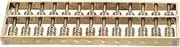 FOYTOKI Antique Brass Abacus Figurine 13 Bead Vintage Style Home Office Decorative Item