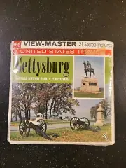 View-Master Gettysburg National Military Park PA 3 reel packet New/Sealed 1970